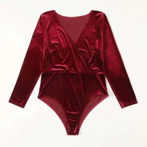 Velvet bodysuit